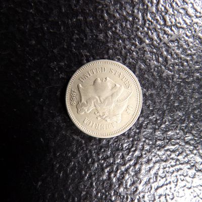 1869 THREE CENT NICKEL
