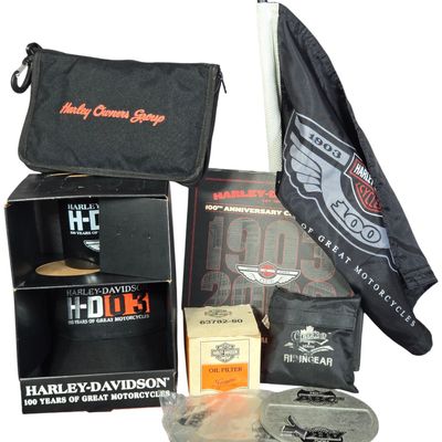 Harley-Davidson 100th Anniversary Memorabilia and Accessories