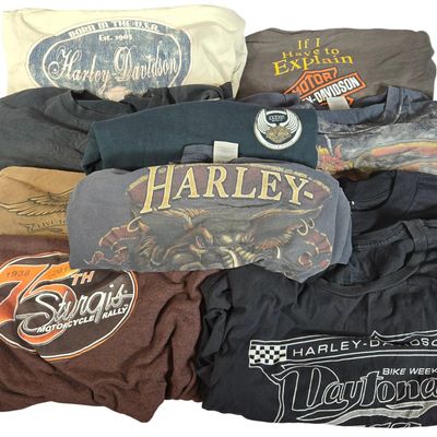 Ten Harley-Davidson and Motorcycle Themed T-Shirts and Tank Tops