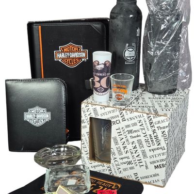 Harley-Davidson and Harley Owners Group Glassware and Travel Accessories