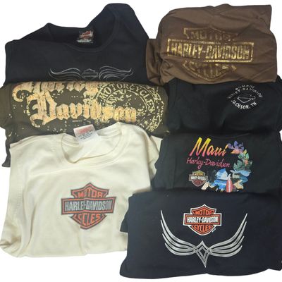 Seven Pieces of Assorted Women's Harley-Davidson Branded Apparel