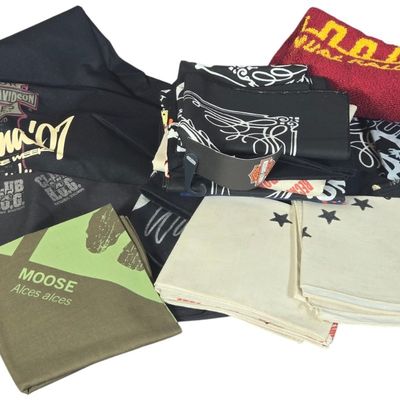 Harley-Davidson and Jack Daniel's Motorcycling Bandanas and Towel