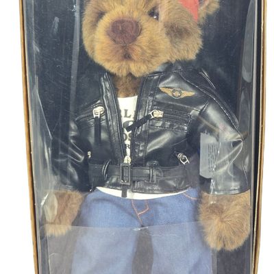 Harley-Davidson 110th Anniversary Kids Preferred Plush Biker Bear in Original Box