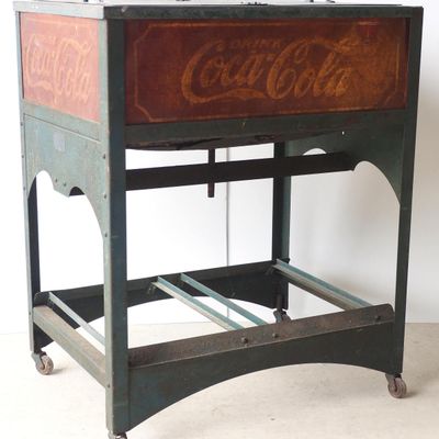 Sale Photo Thumbnail #234: Coca Cola floor model pop cooler