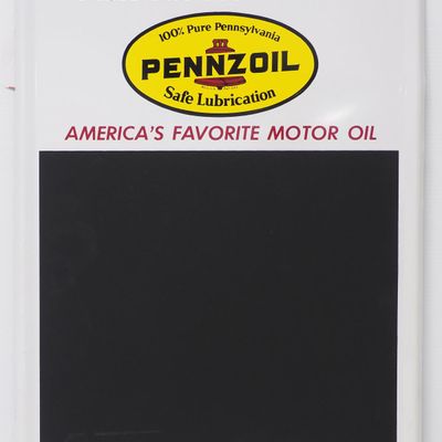 Sale Photo Thumbnail #13: Pennzoil chalkboard sign