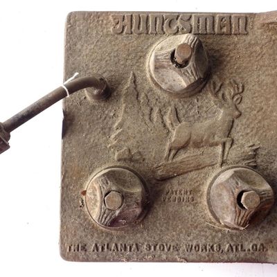 Sale Photo Thumbnail #54: Huntsman cast iron stove door