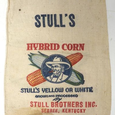 Sale Photo Thumbnail #256: Stull Hybrids cloth seed sample bag