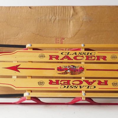Sale Photo Thumbnail #240: NOS Flexible Flyer Classic Racer child's sled
