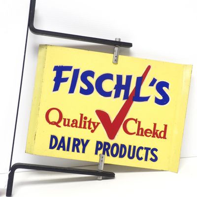 Sale Photo Thumbnail #187: Fischl's Dairy Products spinner sign