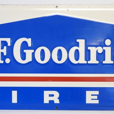Sale Photo Thumbnail #154: B.F. Goodrich Tires sign