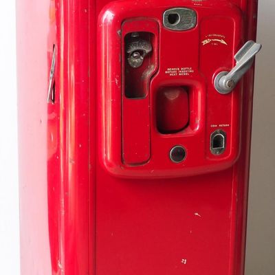 Sale Photo Thumbnail #235: Coca Cola 5-cent vending machine