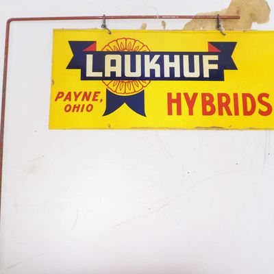 Sale Photo Thumbnail #245: Laukhuf Hybrids fence sign