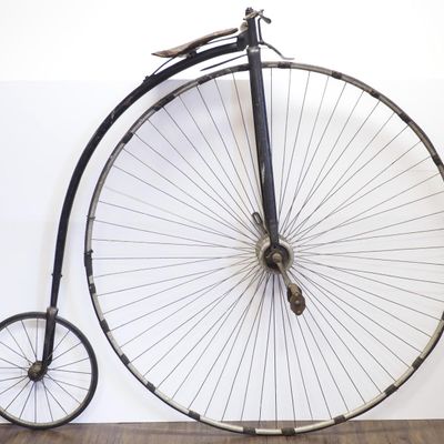 Sale Photo Thumbnail #181: 19th Century American Rudge high-wheel bike