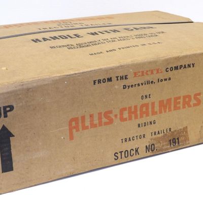 Sale Photo Thumbnail #177: NIB Ertl Allis Chalmers pedal tractor trailer