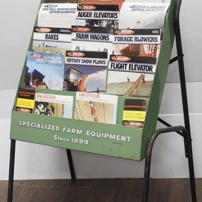 Sale Photo Thumbnail #244: New Idea metal brochure rack full of brochures