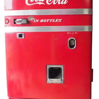 Sale Photo Thumbnail #236: Coca Cola 10-cent vending machine