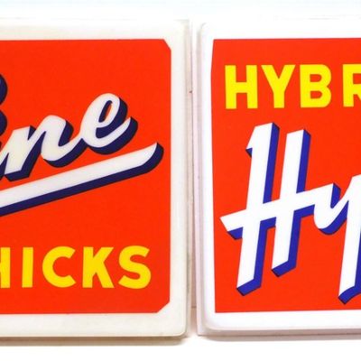 Sale Photo Thumbnail #396: Hy-Line Hybrid Chicks inserts for sign