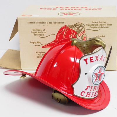 Sale Photo Thumbnail #40: NOS Texaco Fire Chief Hat