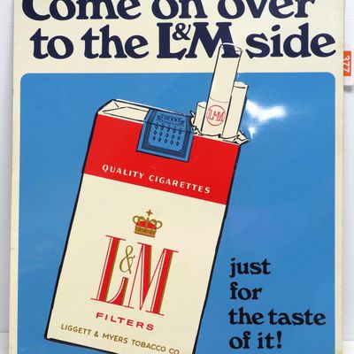 Sale Photo Thumbnail #385: L&M Cigarettes sign