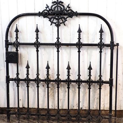 Sale Photo Thumbnail #84: Buckeye cast iron fence gate