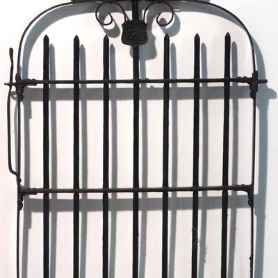 Sale Photo Thumbnail #87: Ornate cast iron fence gate