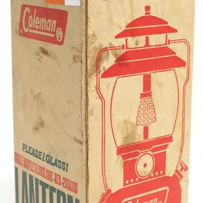 Sale Photo Thumbnail #153: NIB Coleman 200A red gas lantern