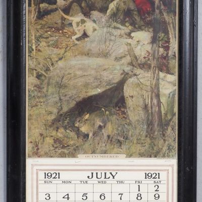 Sale Photo Thumbnail #251: 1921 Hercules Explosives calendar