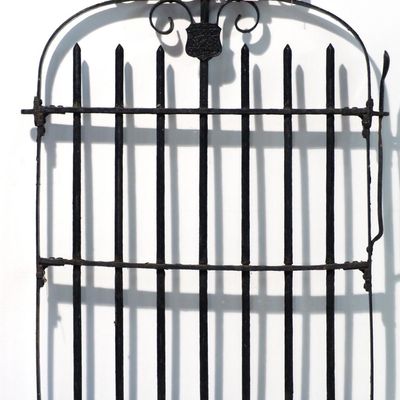 Sale Photo Thumbnail #89: Cast iron fence gate