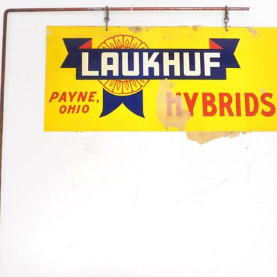 Sale Photo Thumbnail #258: Laukhuf Hybrids fence sign