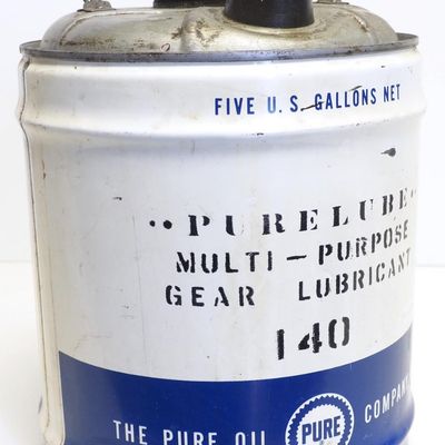 Sale Photo Thumbnail #25: 5-gallon Pure Oil Company gas can