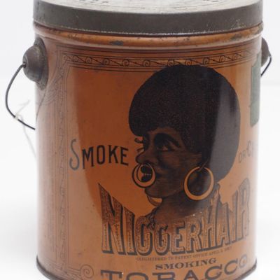 Sale Photo Thumbnail #162: Black Americana Smokeless Tobacco tin