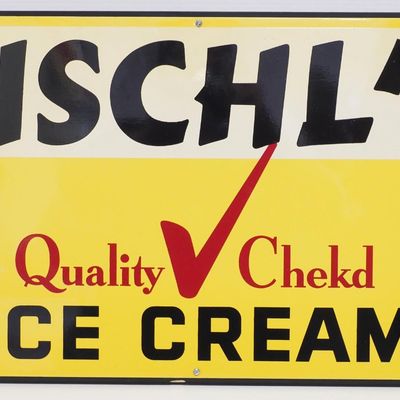 Sale Photo Thumbnail #33: Fischl's Ice Cream sign