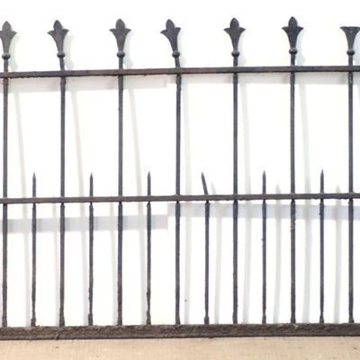 Sale Photo Thumbnail #90: Ornate cast iron fence