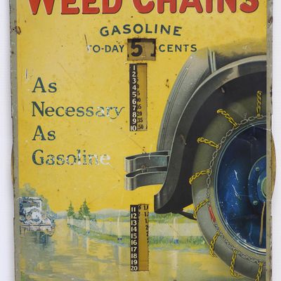 Sale Photo Thumbnail #242: Weed Chains Gasoline price sign