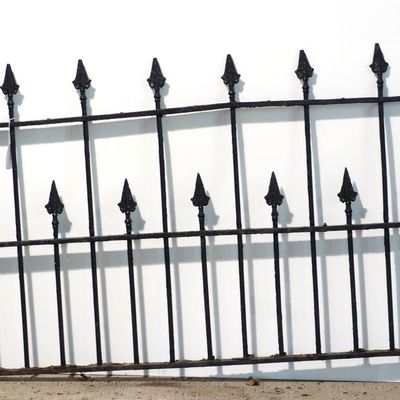 Sale Photo Thumbnail #136: Section of cast iron fence