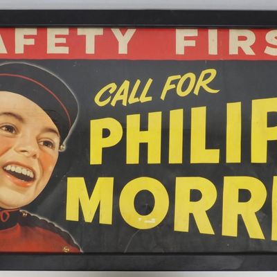 Sale Photo Thumbnail #403: Phillip Morris paper advertisement