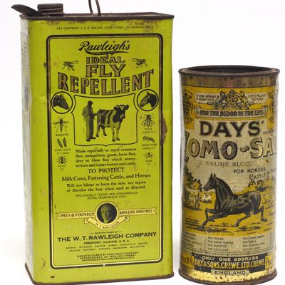 Sale Photo Thumbnail #318: Rawleigh's tin / Days' Zomo-Sal tin