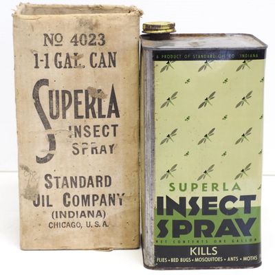 Sale Photo Thumbnail #45: 1-gallon Superla Insect Spray tin