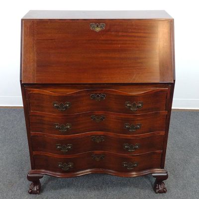 Sale Photo Thumbnail #222: Maddox Chippendale Style Slant Front Desk