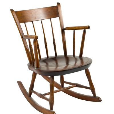 Sale Photo Thumbnail #99: (Depression Era) Pine Hurricane Souvenir Rocking Chair