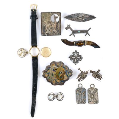 Sale Photo Thumbnail #2: Tissot 18k Gold Watch & Sterling Silver Jewelry