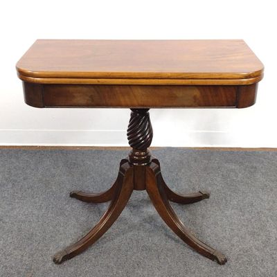 Sale Photo Thumbnail #247: Mahogany Game Table