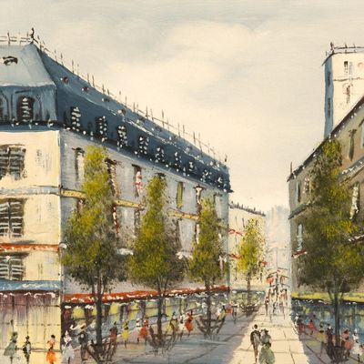 Sale Photo Thumbnail #92: Vitelli Cityscape Painting
