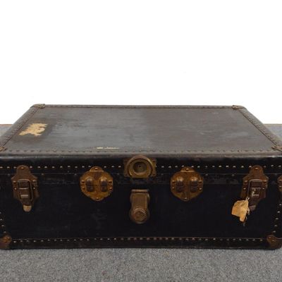 Sale Photo Thumbnail #377: Antique Steamer Trunk
