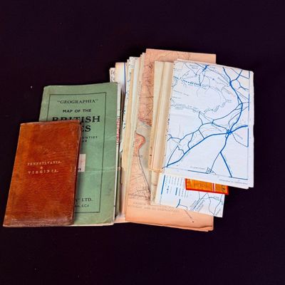 Sale Photo Thumbnail #433: Antique & Vintage Maps, Mostly Pennsylvania