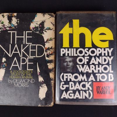 Sale Photo Thumbnail #517: 2 Stated First Editions "The Philosophy of Andy Warhol" & "The Naked Ape"