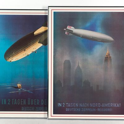 Sale Photo Thumbnail #209: 2 WWII German Travel Posters