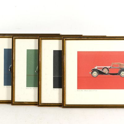 Sale Photo Thumbnail #425: 5 Prints of Vintage Mercedes-Benz