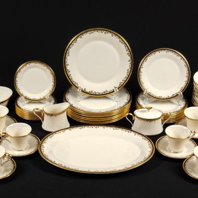 Sale Photo Thumbnail #13: Lenox Eclipse Tea Service