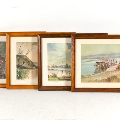 Sale Photo Thumbnail #443: 4 Nick Ruggieri (1908–1996) Framed Prints